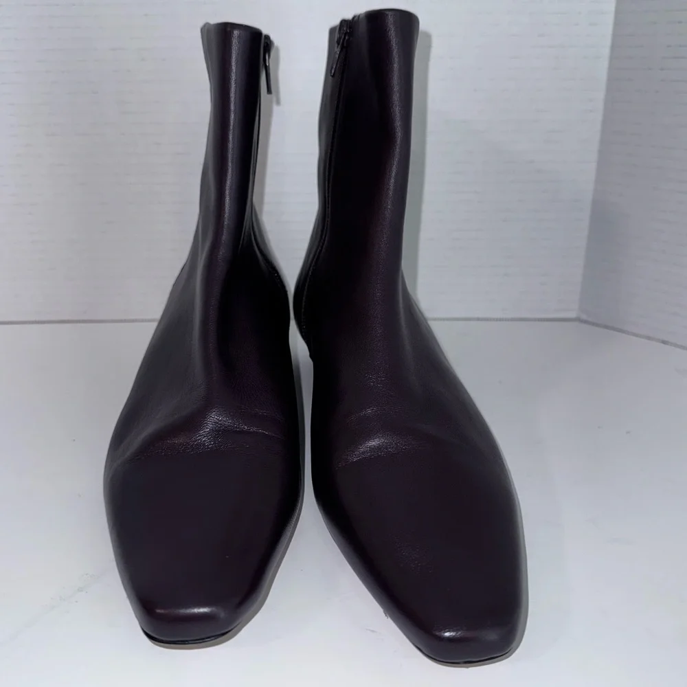 STAUD Wally Espresso Brown Ankle Boots 39.5=9.5